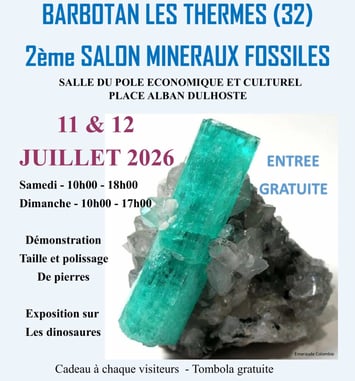 2ème Salon Minéraux Fossiles Bijoux
