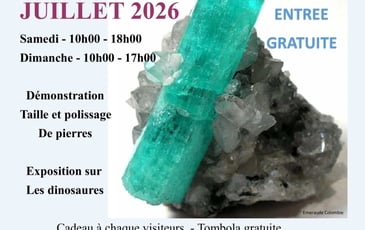 2ème Salon Minéraux Fossiles Bijoux