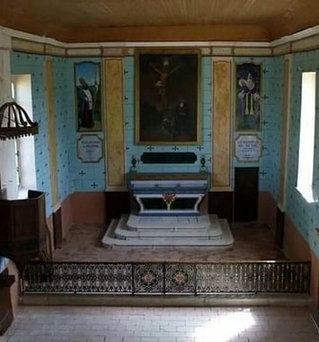Visite de la chapelle de Saint-Martin-de-las-Oumettes