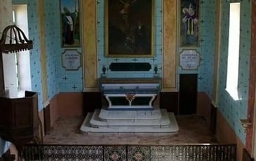 Visite de la chapelle de Saint-Martin-de-las-Oumettes
