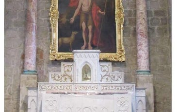 Découverte du tableau et du cadre restaurés de l'église de Mirepoix