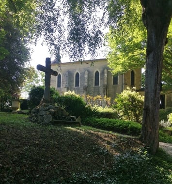 Visite du site de Notre Dame de Tonneteau à Gondrin