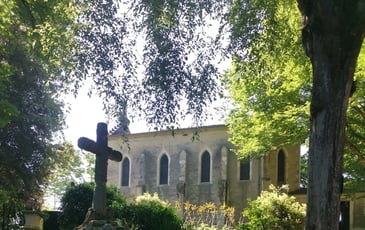 Visite du site de Notre Dame de Tonneteau à Gondrin