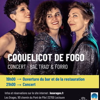 Coquelicot de Fogo - Bal trad et forro brésilien