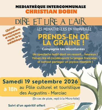Spectacle "Dire et lire à l'air"