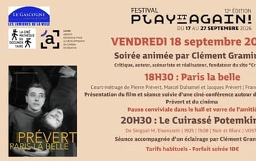 Projection du court-métrage "Paris La Belle" suivie d'une ciné-conférence par Clément Graminiès