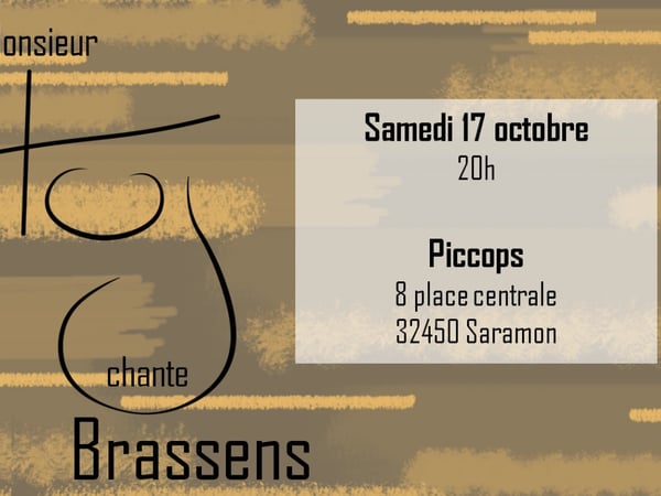 Monsieur Tuj chante Brassens